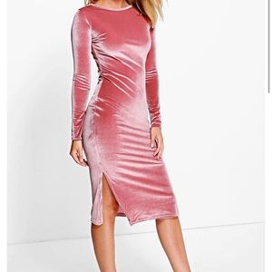 ISO Pink Boohoo Beatrice Bodycon Dress